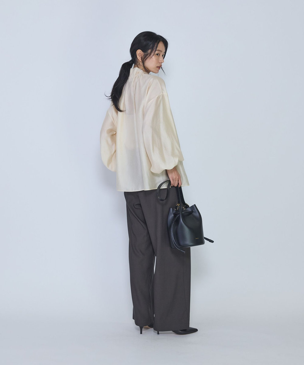 1er Arrondissement ニュアンスブラウス クリーム