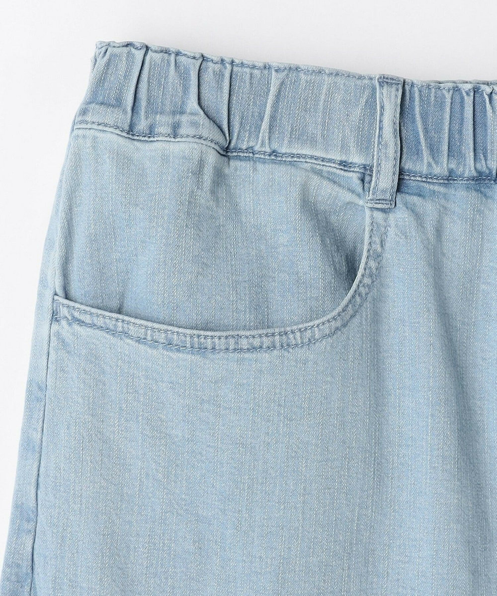 L'EQUIPE Lサイズ（大きいサイズ） 【大きいサイズ】7ozデニムストレッチパンツ ライトブルー