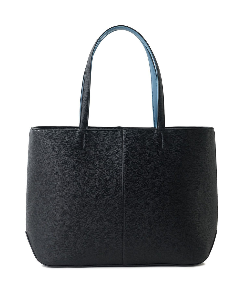 MEN'S BIGI 配色ハンドル トートバッグ ブラック