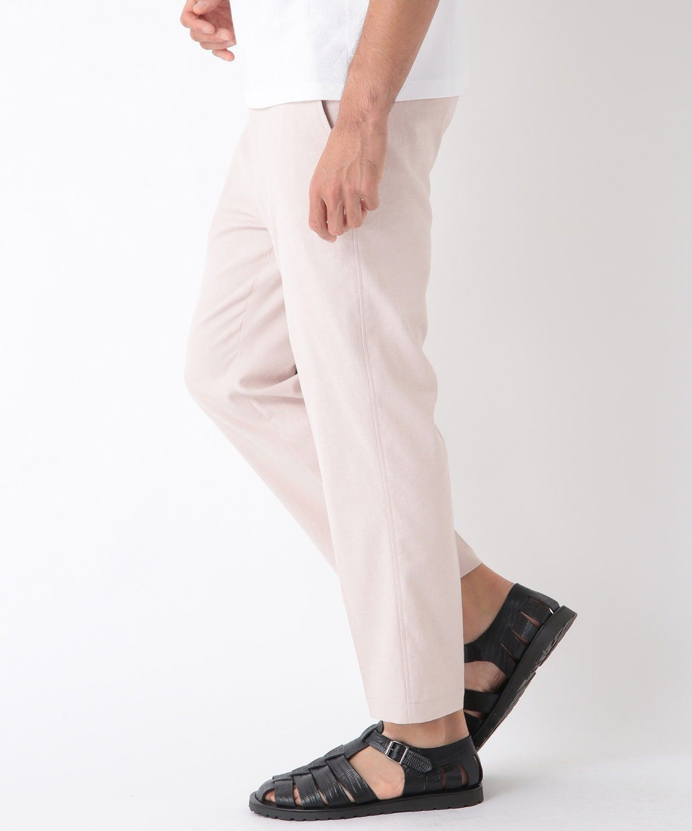 MEN'S BIGI 【BODYSHELL】コットン×リネン アンクル丈パンツ ピンク