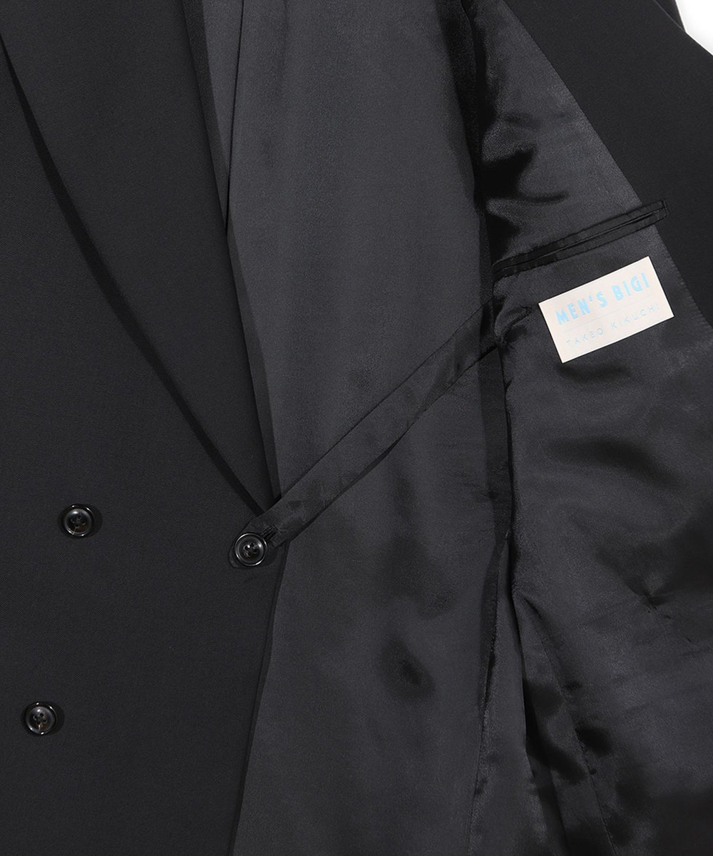 MEN'S BIGI 【50th Anniv . 菊池武夫】TECHWOOL TWILL TAILORED JACKET ブラック