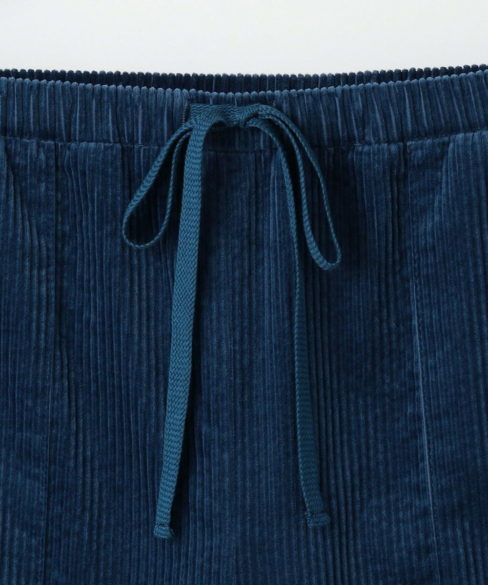 feerique feerique 6wコーデュロイイージーパンツ ブルー
