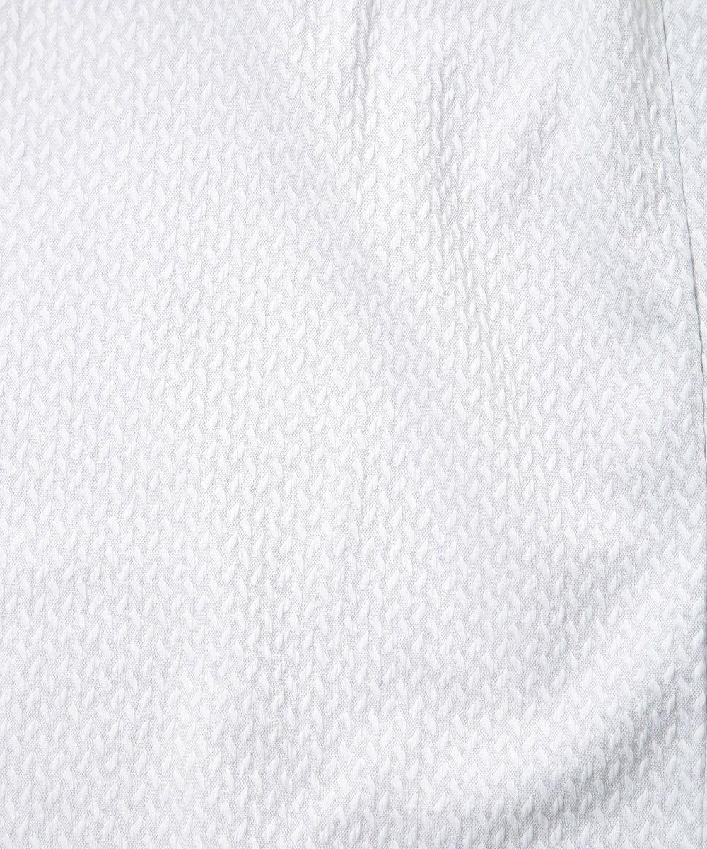 MEN'S BIGI 膨れジャカードVネックTシャツ ホワイト系その他