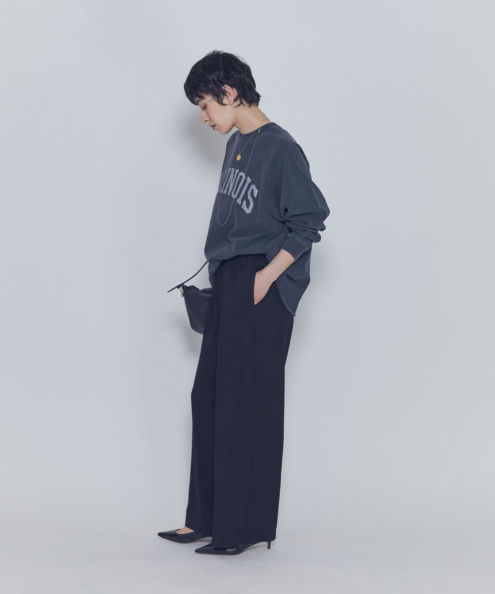 1er Arrondissement 【WEB限定】＜REMI RELIEF(レミ レリーフ)＞ロゴスウェット ブラック