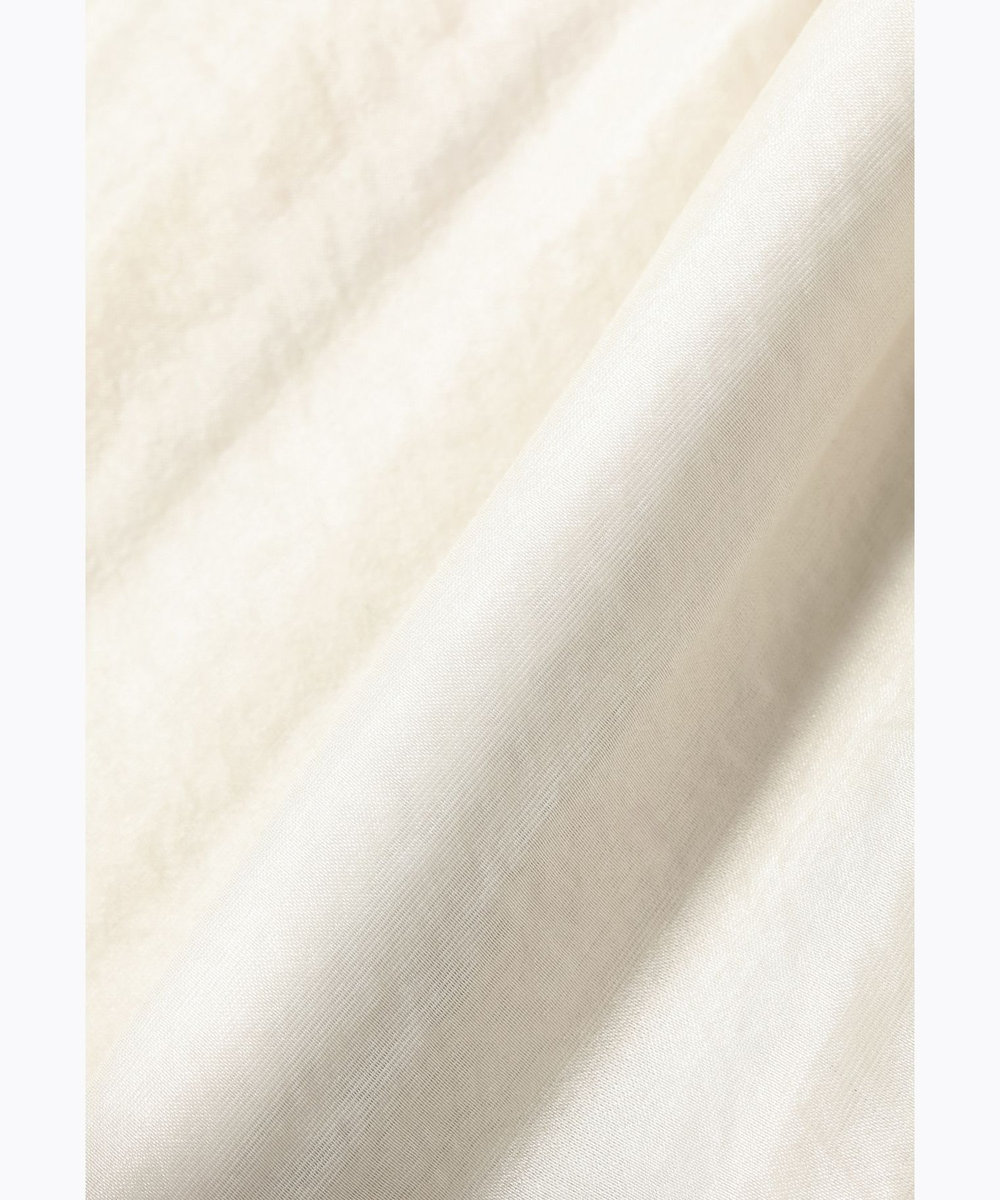DÉPAREILLÉ ORGANDY TIERED PLEATS SKIRT / オーガンジーティアードプリーツスカート アイボリー