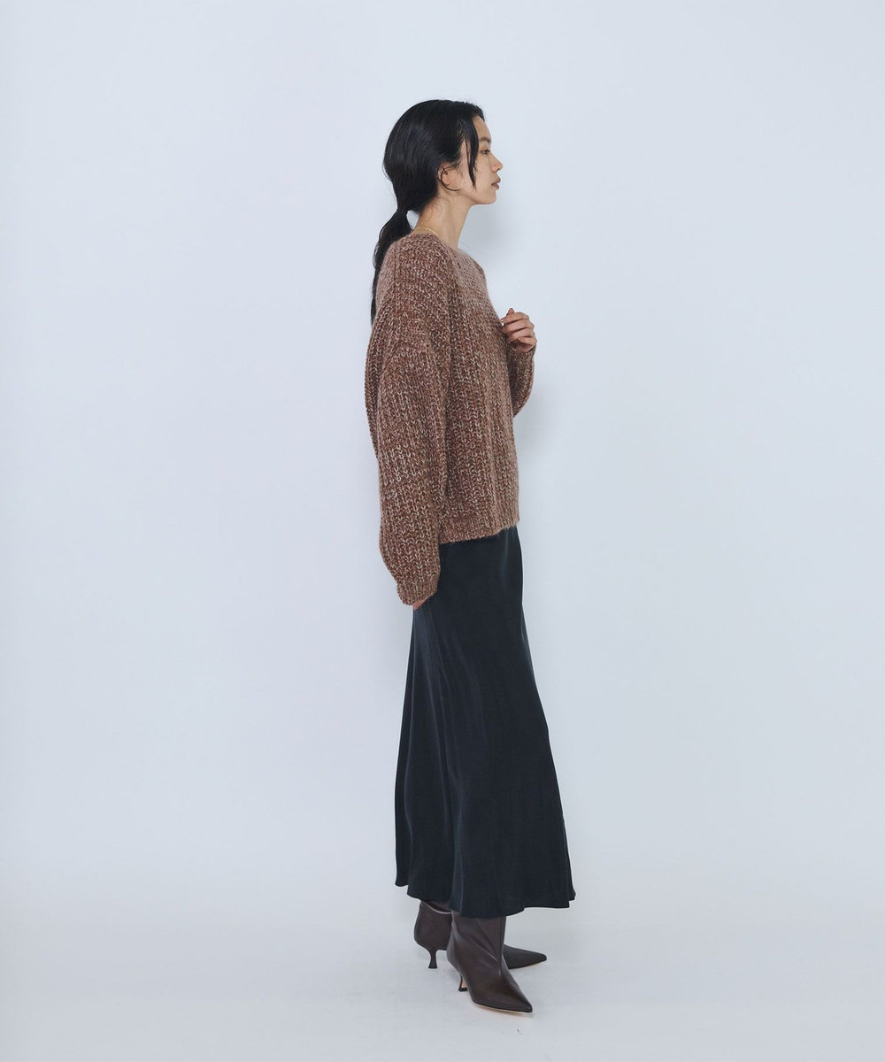 1er Arrondissement キュプラフィブリルマーメイドスカート ブラック