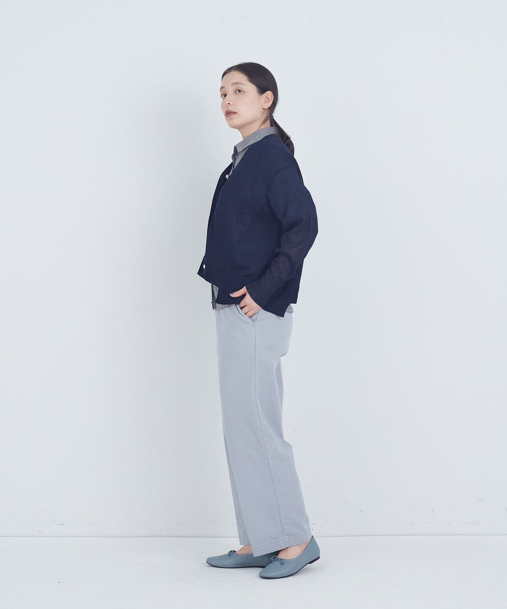 ADIEU TRISTESSE 【5月お気に入り登録ブランド内5位】TSUMUGI　Vカーディガン ネイビー