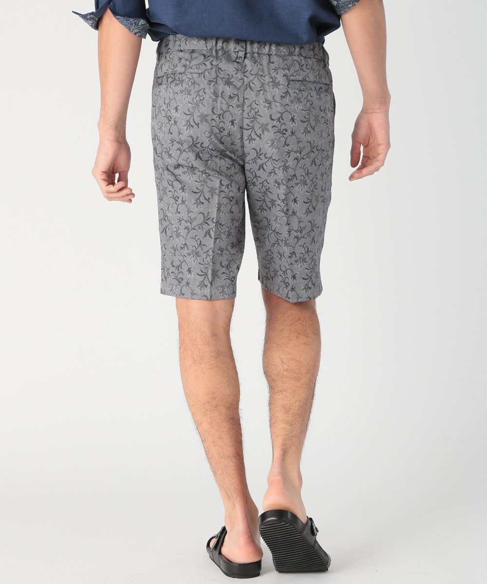 MEN'S BIGI ジャガードハーフパンツ ライトグレー