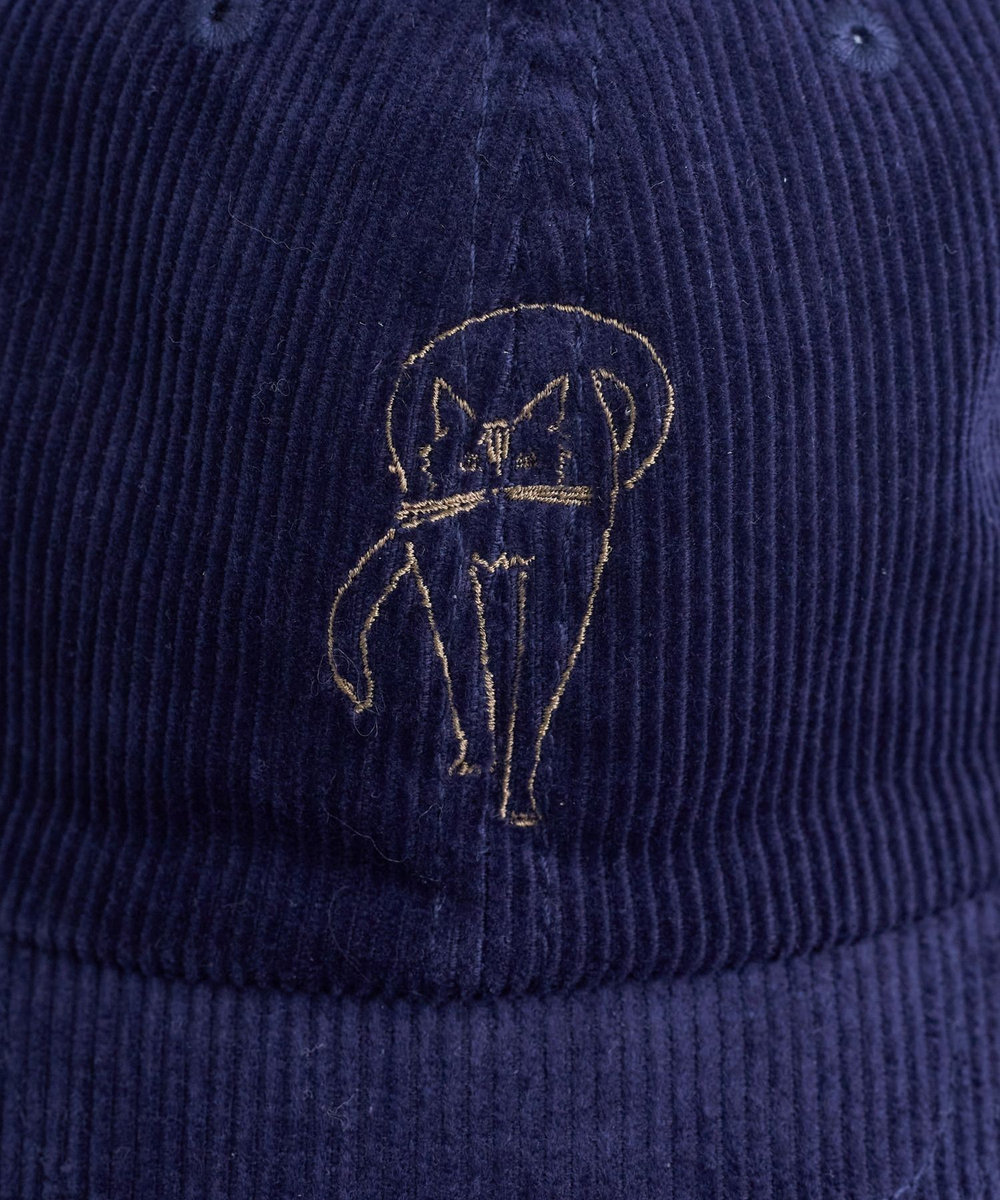congés payés ADIEU TRISTESSE ichiro yamaguchi.コーデュロイキャップ ネイビー