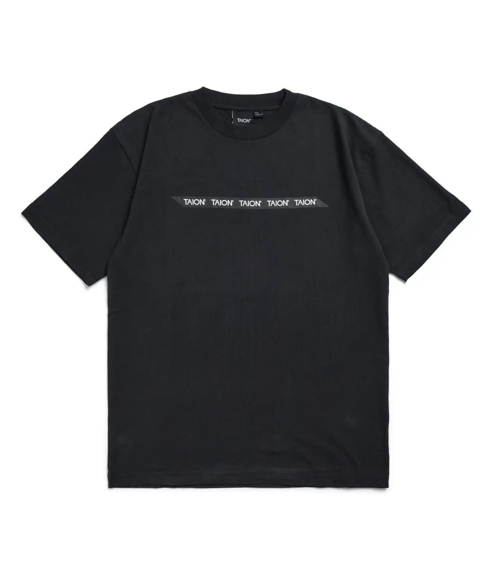 UNION STATION TAION　BASIC STORAGE T-SH TAPE LOGO ブラック
