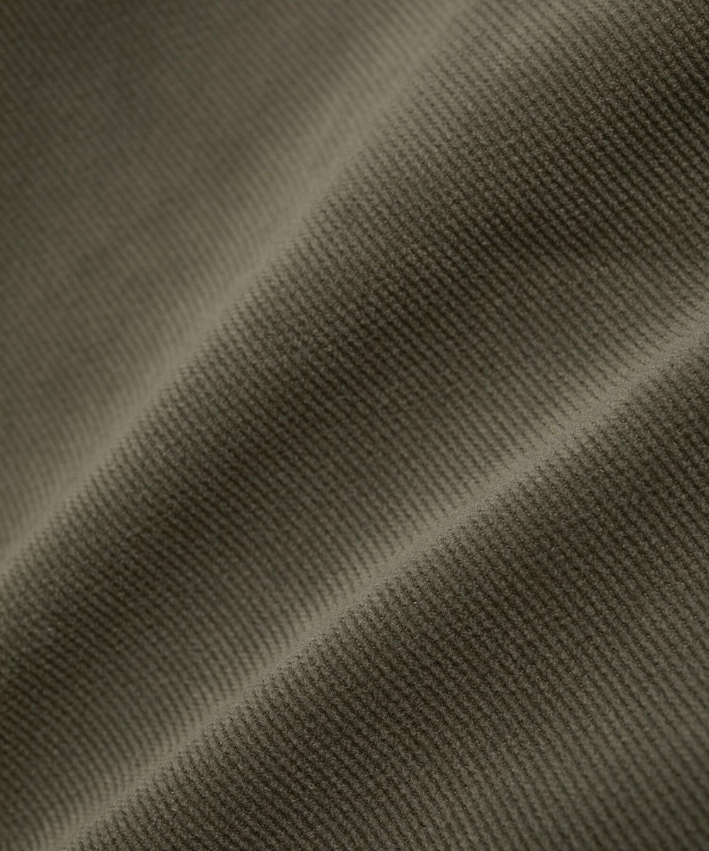 MEN'S BIGI ベロアボンディング ショートコート＜ストレッチ＞ ベージュ