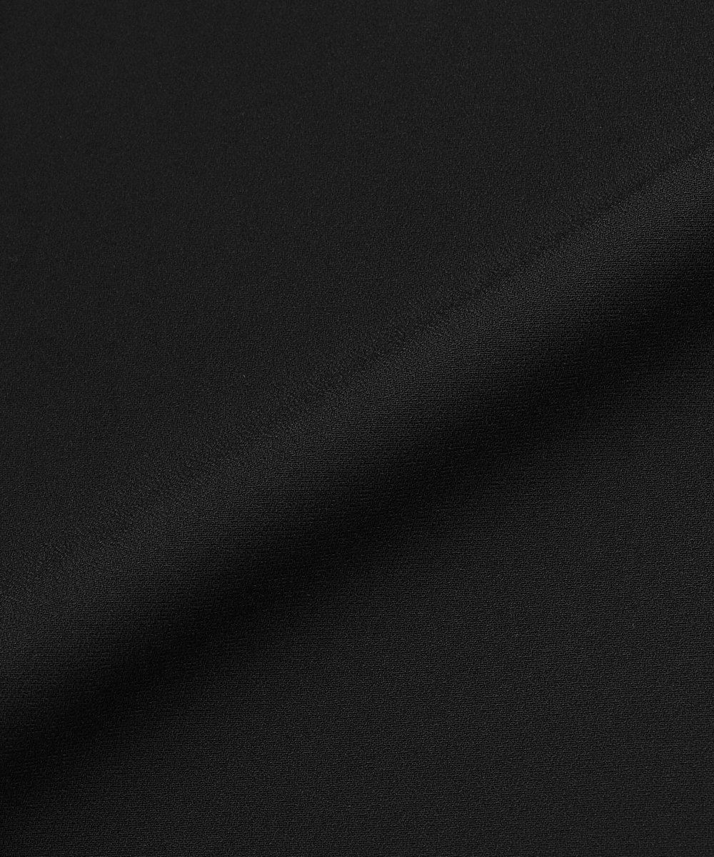 wb Lサイズ（大きいサイズ） 【大きいサイズ】wb ダブルジョーゼットタイトスカート［セットアップ可能］ ブラック