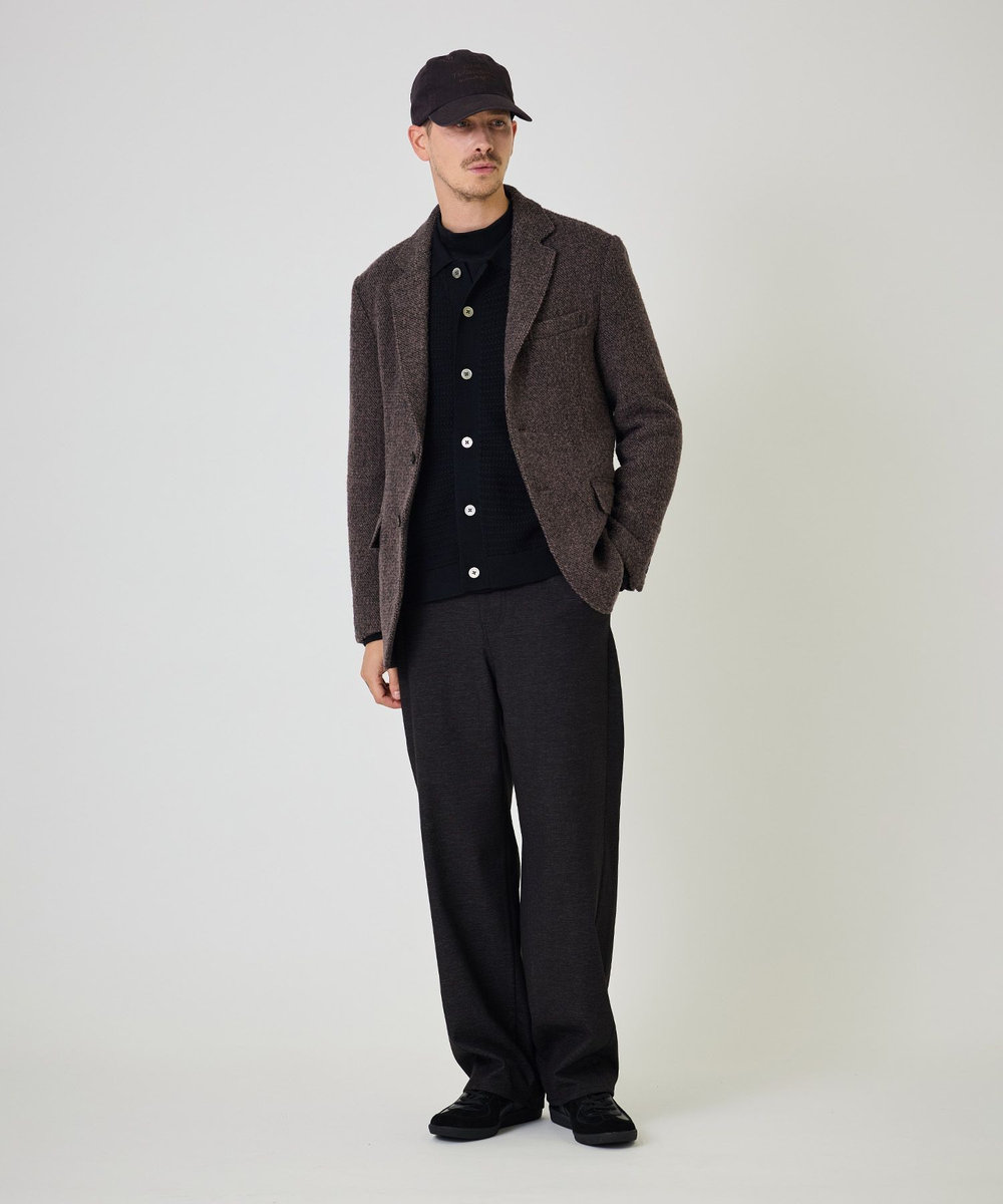 UNION STATION Basiquenti クラシックピグメントロングビルキャップ ブラウン