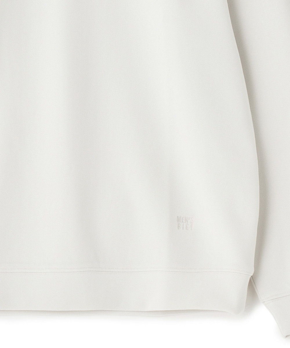 MEN'S BIGI ジョーゼットボンディング モックネックプルオーバー オフホワイト