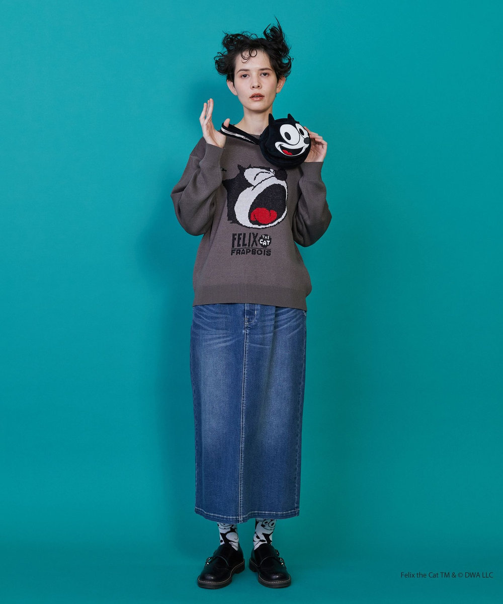 FRAPBOIS FELIX フェイスポーチ ブラック