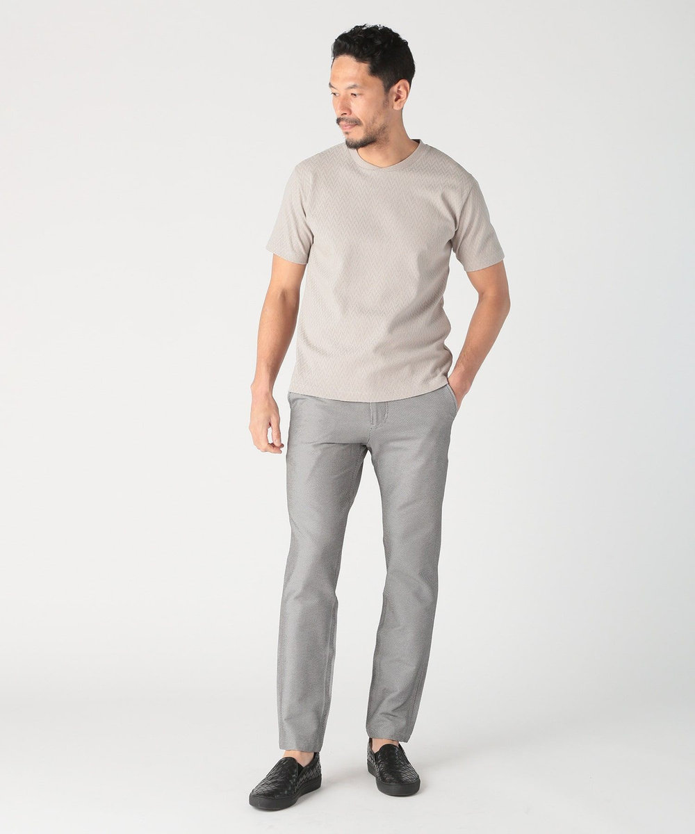MEN'S BIGI ハイパワーストレッチ ツイルパンツ<2wayハイパワーストレッチ><接触冷感> ライトグレー