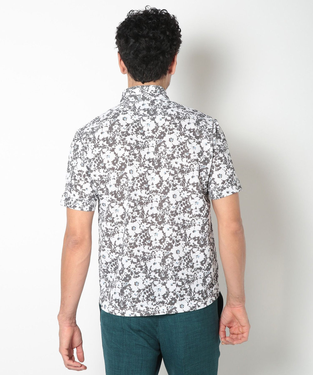 MEN'S BIGI 【LIBERTY】吸水速乾アーカイブ花柄ポロシャツ ホワイト系その他