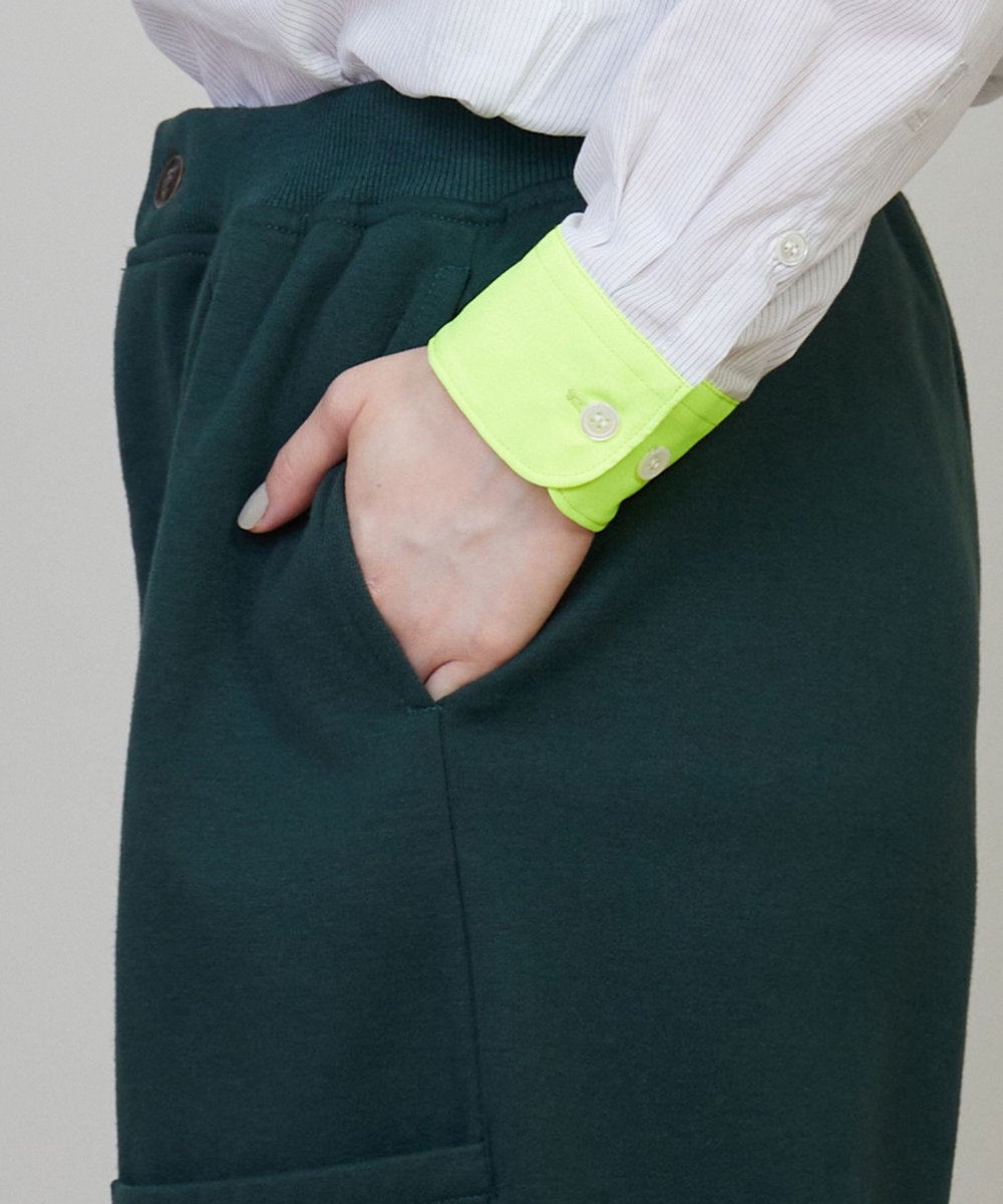 FRAPBOIS スウェットセット パンツ グリーン