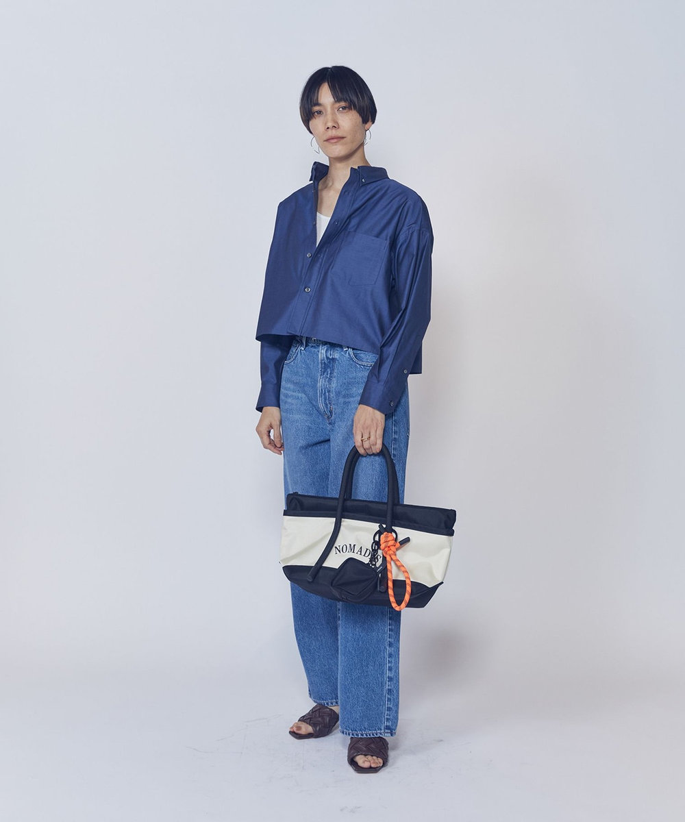 1er Arrondissement ＜TICCA（ティッカ）＞別注ショートボタンダウンシャツ ネイビー