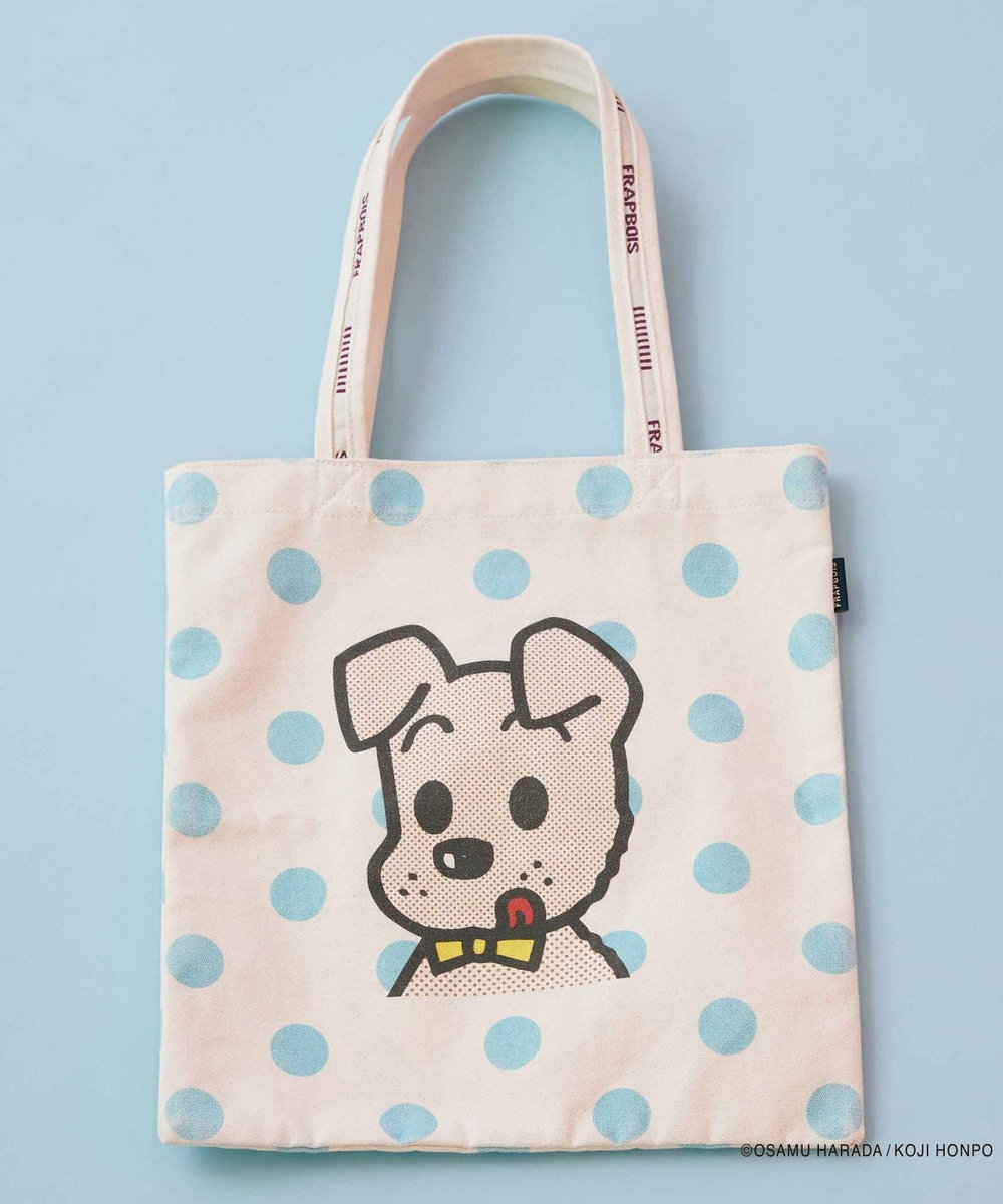 FRAPBOIS OSAMU GOODS ロゴトート ライトブルー