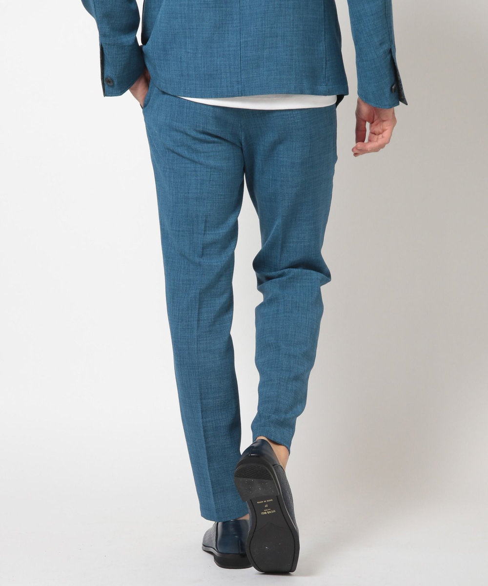 MEN'S BIGI ポリエステルブッチャーストレッチパンツ＜セットアップ対応＞ ブルー