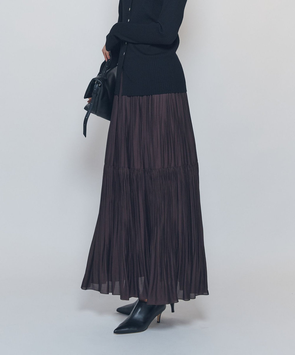 1er Arrondissement ティアードスカート ブラウン
