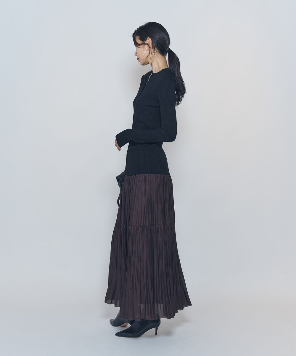 1er Arrondissement ティアードスカート ブラウン