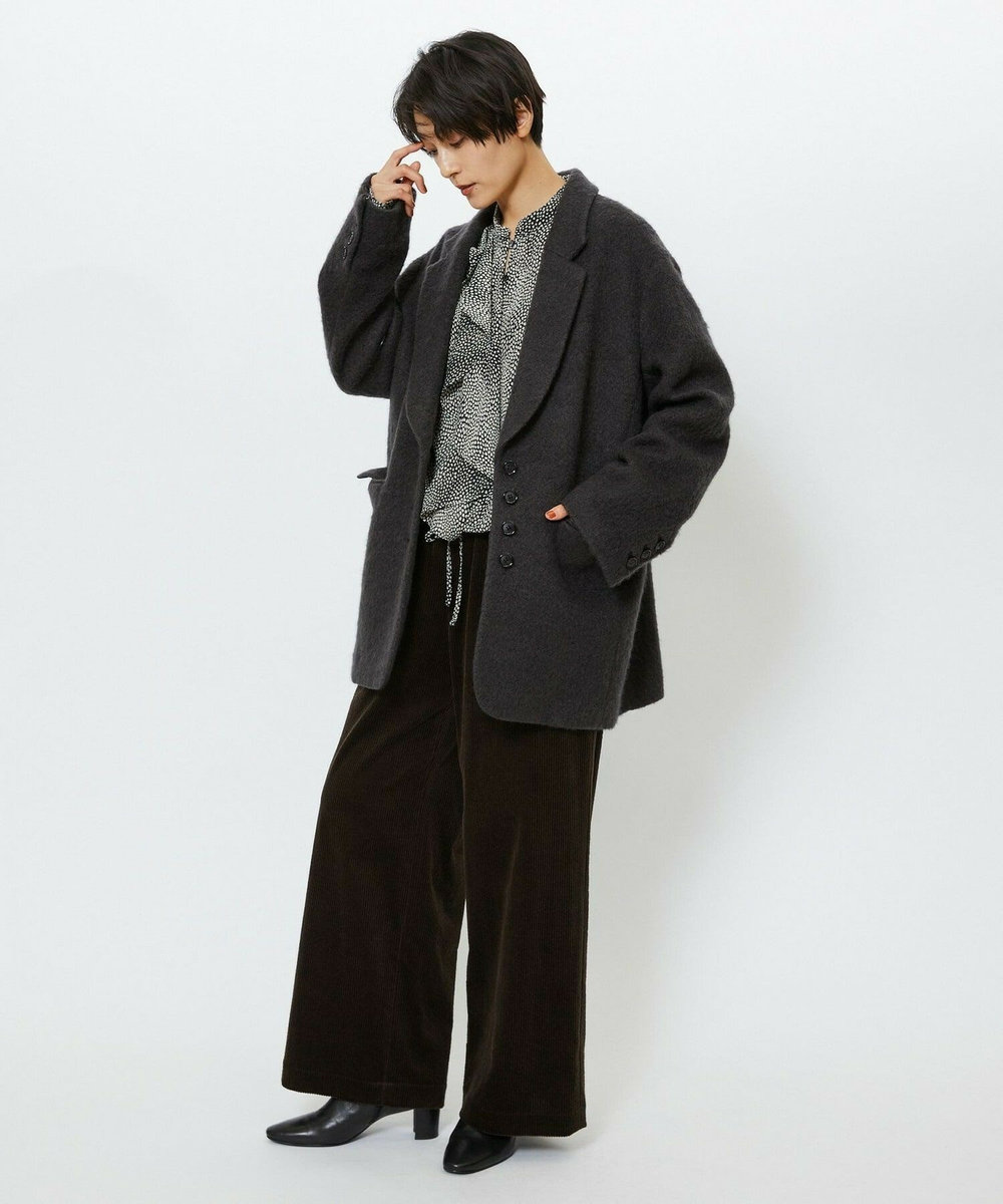 feerique feerique 6wコーデュロイイージーパンツ ブラウン