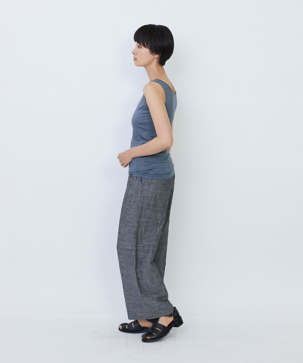 LOISIR インナータンクトップ ブルーグレー