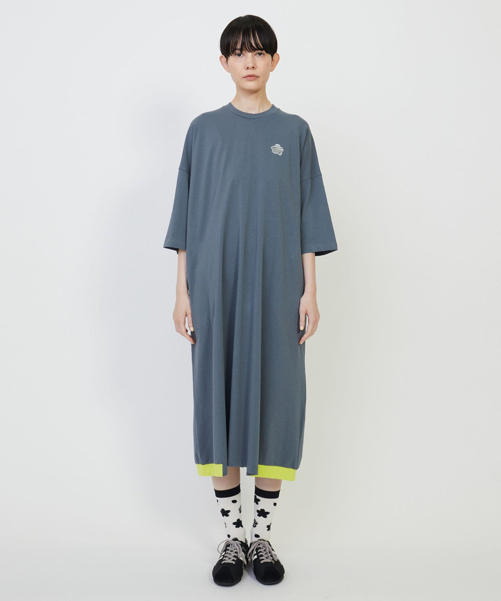 FRAPBOIS カットワンピQ/S ワンピース グレー