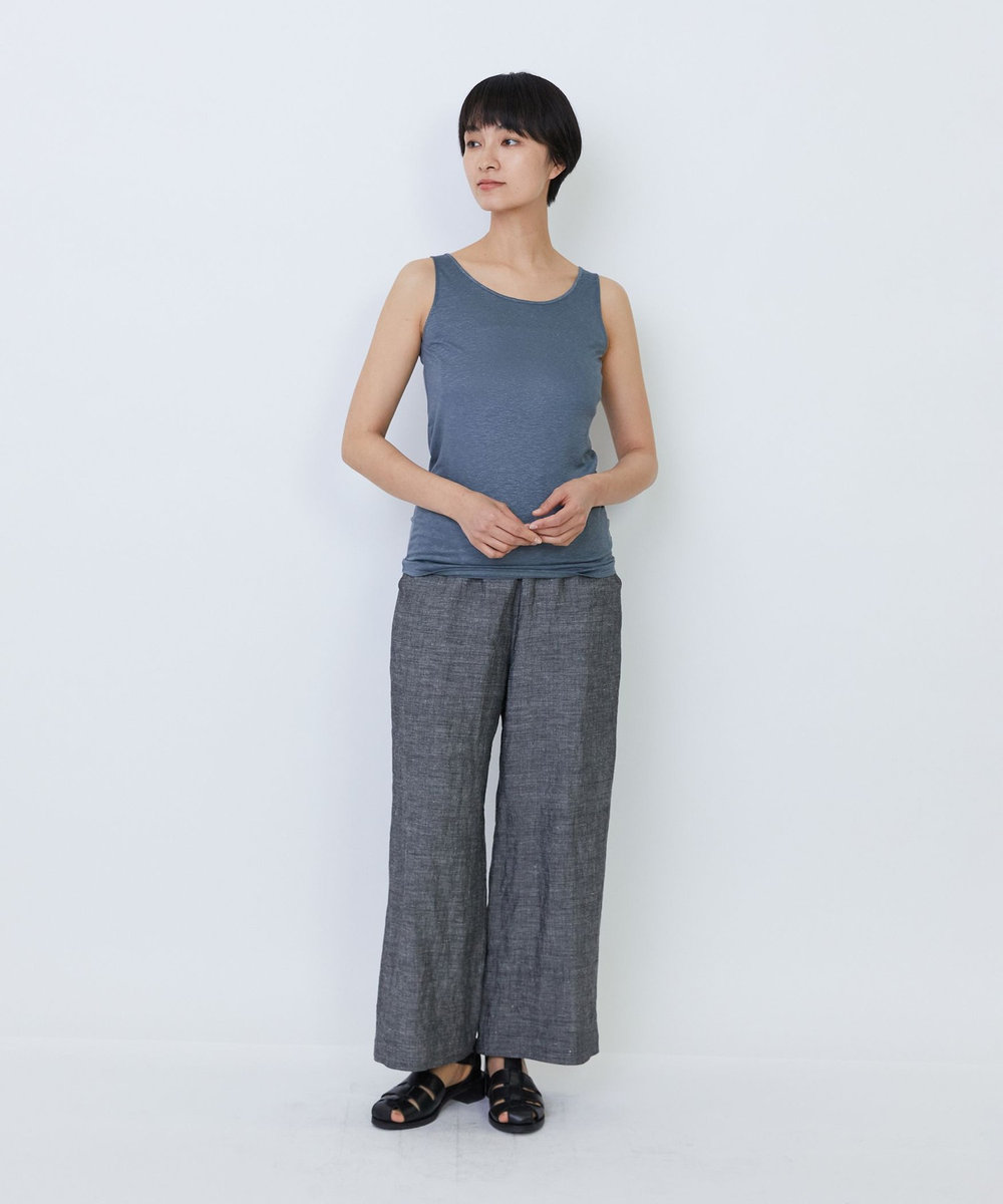 LOISIR インナータンクトップ ブルーグレー