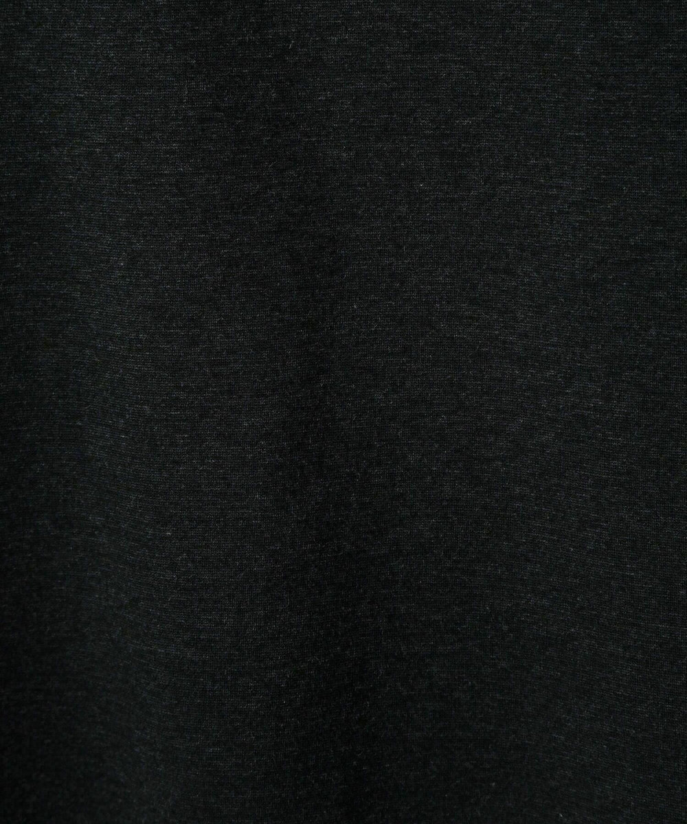 MEN'S BIGI 【ACTIVE TAILOR/アクティブテイラー】シルケットスムースクルーネックTシャツ＜接触冷感 / UVカット＞ ブラック