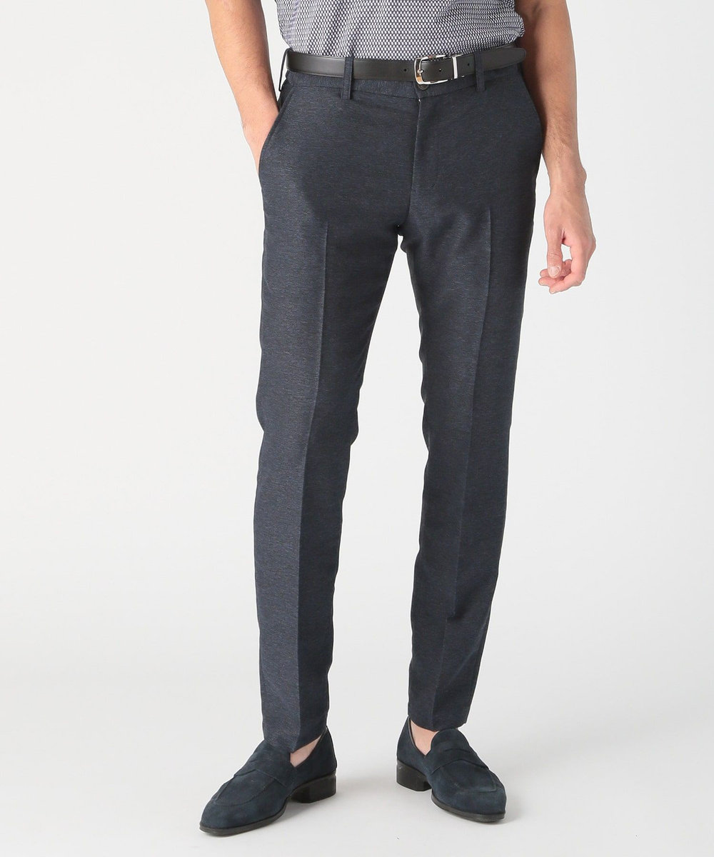 MEN'S BIGI 【ACTIVE TAILOR/アクティブテイラー】カラミメッシュストレッチパンツ ネイビー