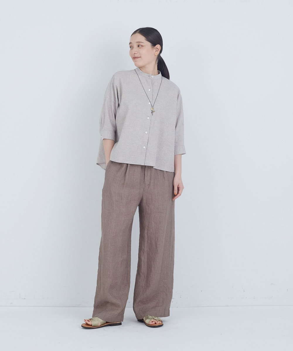 ADIEU TRISTESSE コットンリネンブラウス ベージュ系その他