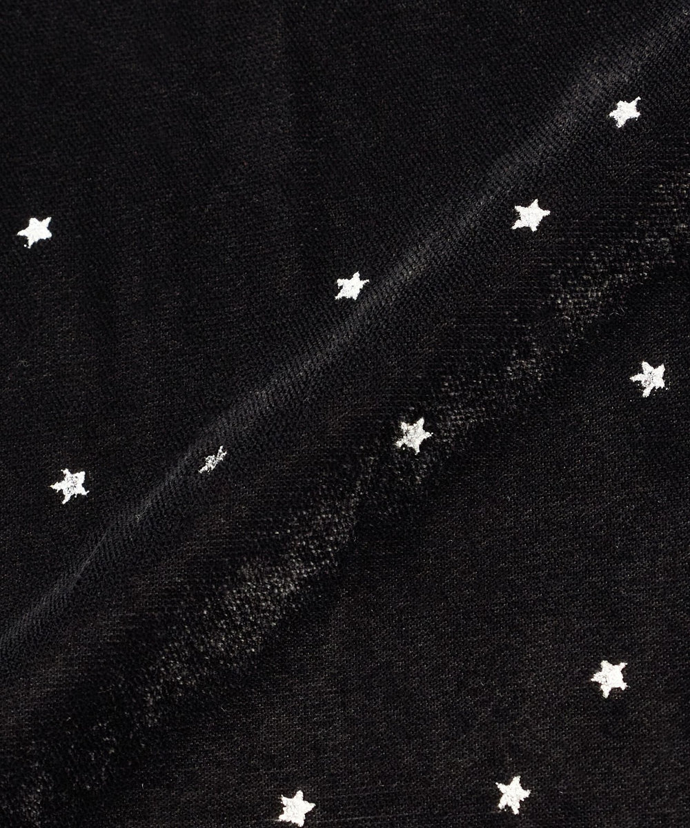 1er Arrondissement ＜COUTURE D'ADAM/クチュール ド アダム＞"Stardust Glitter Velvet"イージーパンツ ブラック