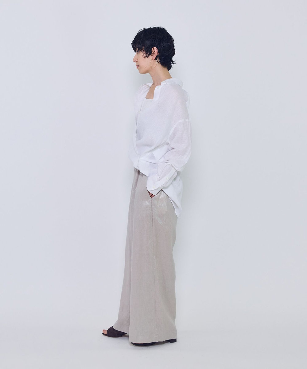 1er Arrondissement 60リネンシャツ オフホワイト
