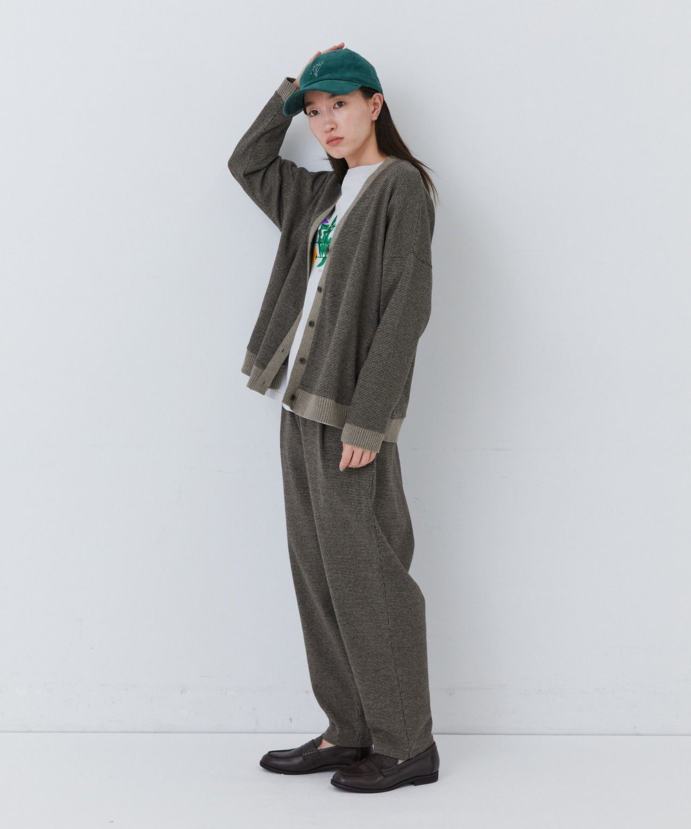 congés payés ADIEU TRISTESSE ポンチタックパンツ ブラウン