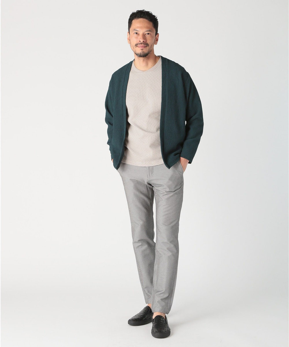 MEN'S BIGI ハイパワーストレッチ ツイルパンツ<2wayハイパワーストレッチ><接触冷感> ライトグレー