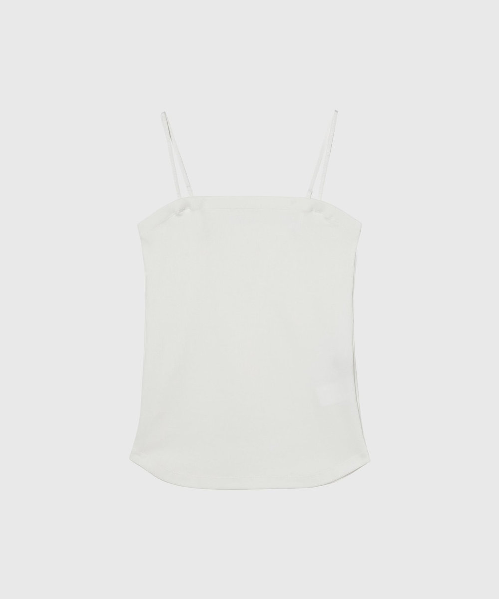 DÉPAREILLÉ SPANDEX JERSEY BARE TOP / スパンデックスジャージーベアトップ オフホワイト