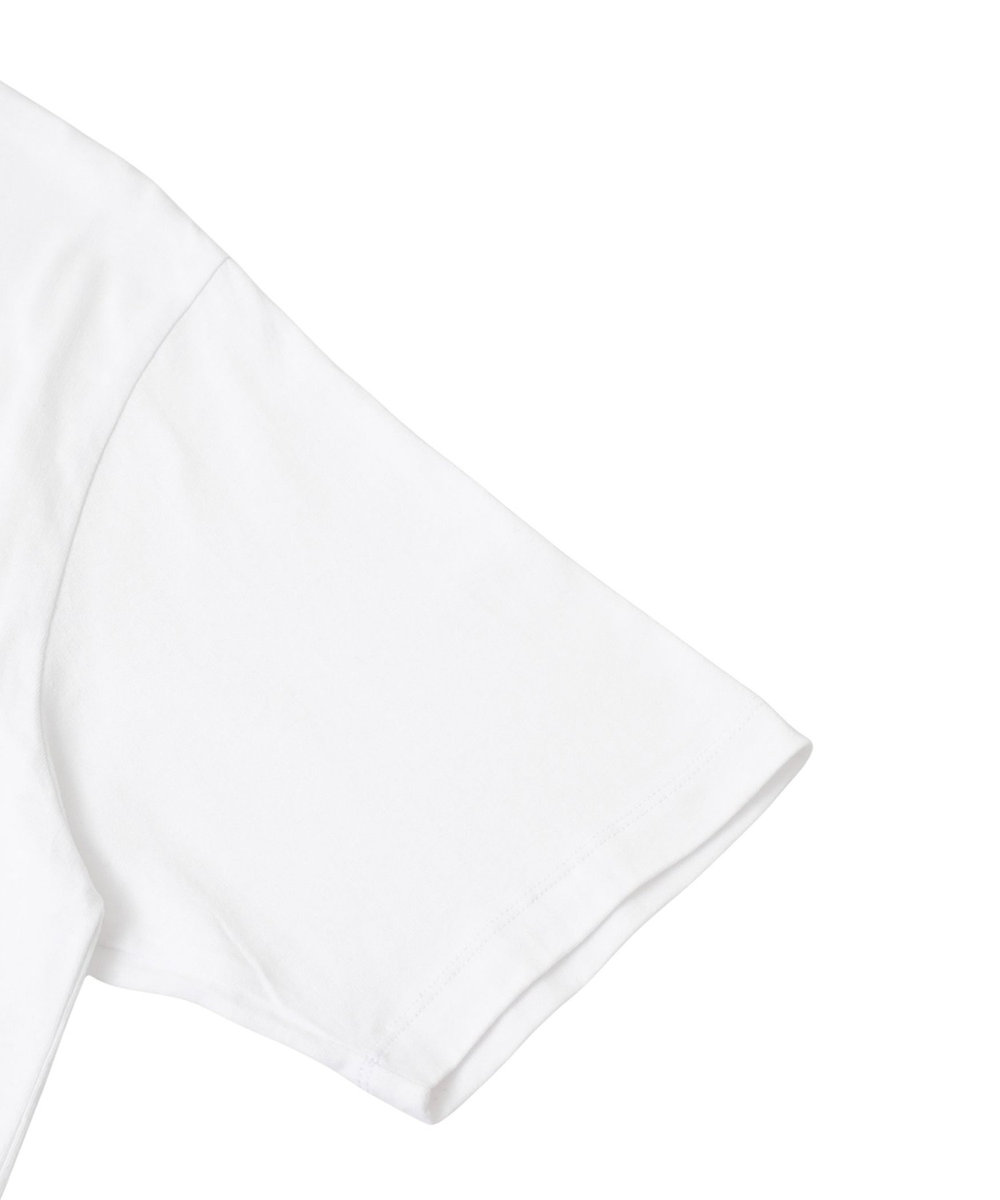 1er Arrondissement USコットン " SEINE"プリントTシャツ オフホワイト