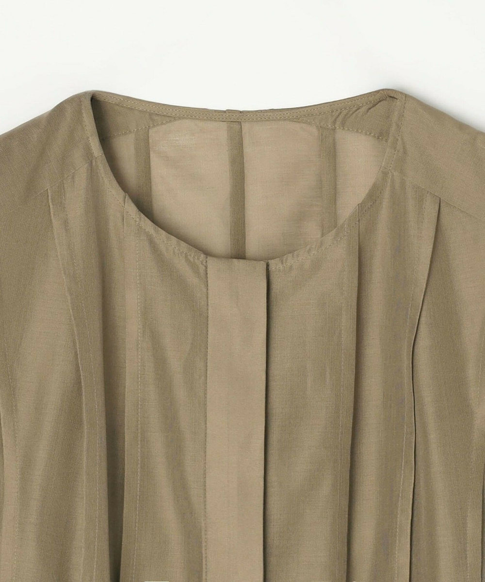 L'EQUIPE COUTURIER C/SEオーガンジーワンピース モカ