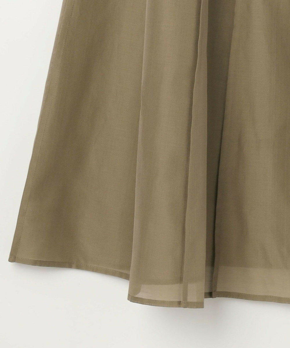 L'EQUIPE COUTURIER C/SEオーガンジーワンピース モカ