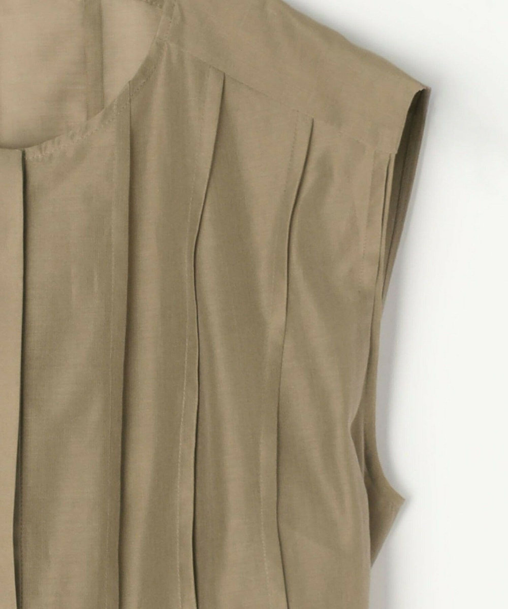 L'EQUIPE COUTURIER C/SEオーガンジーワンピース モカ