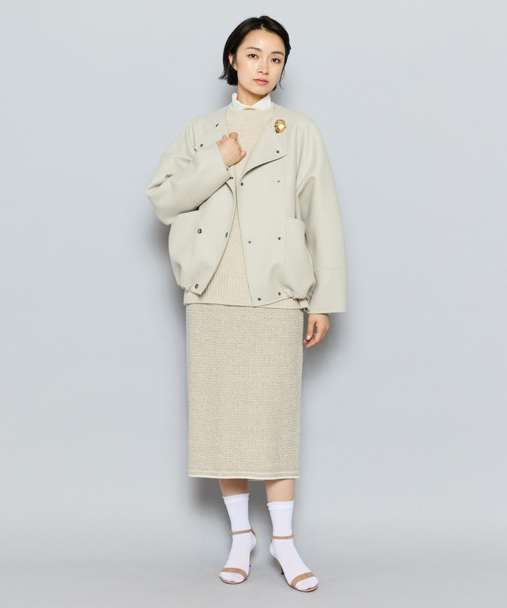 L'EQUIPE フラワーフリンジブローチ ゴールド