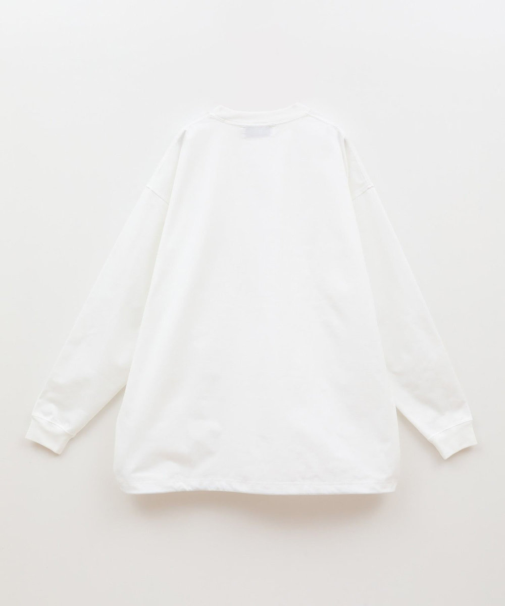 MEN'S BIGI アジャスタブルグロスロングTシャツ＜吸水速乾＞ ホワイト