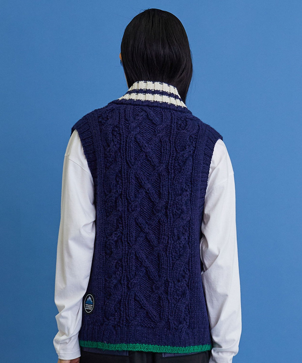 FRAPBOIS HCK×FRAPBOIS カーディガン ネイビー
