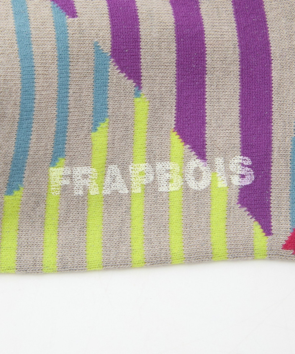 FRAPBOIS クワトロボーダーソックス イエロー