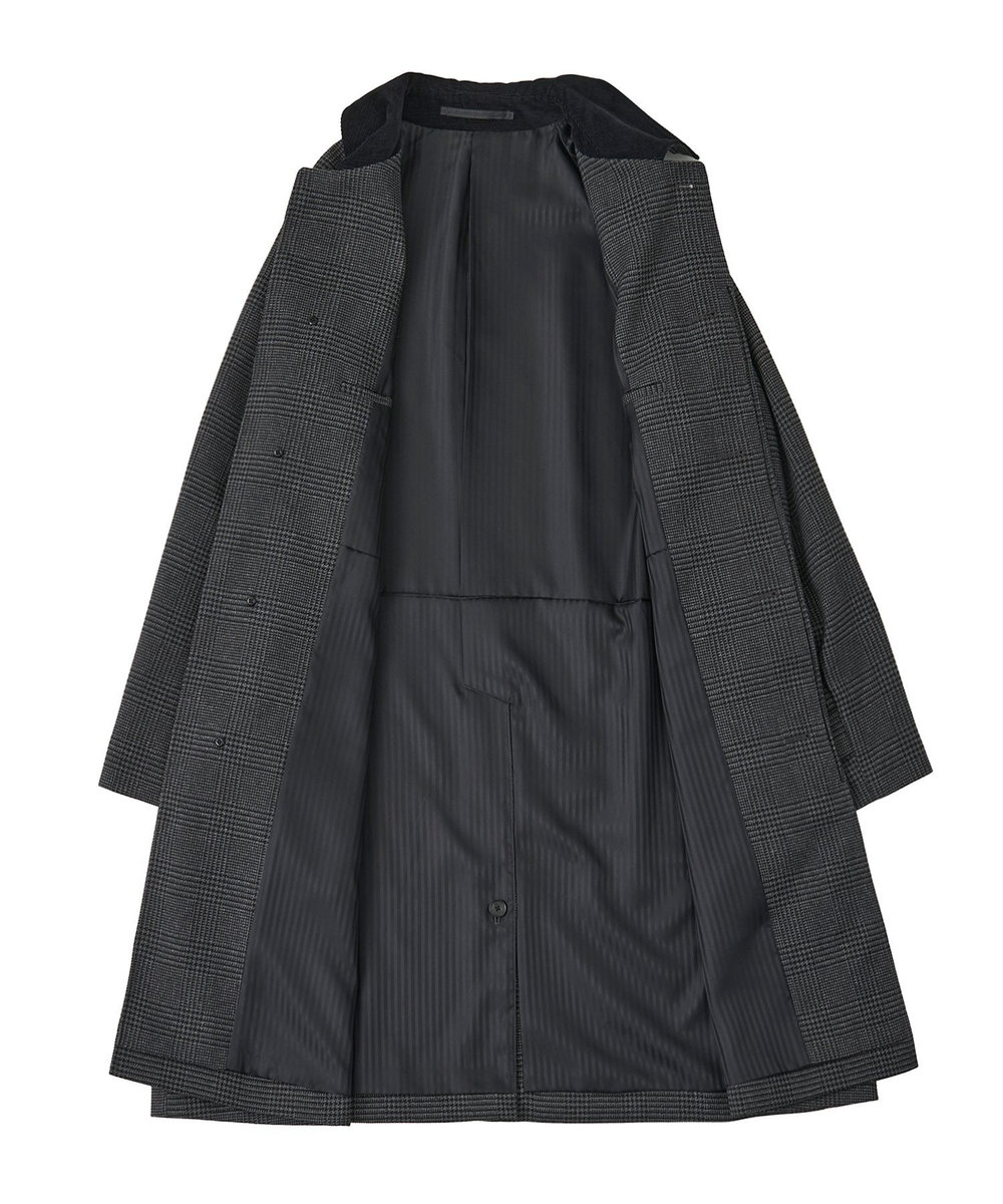 MEN'S BIGI ラグランスリーブコート チャコールグレー