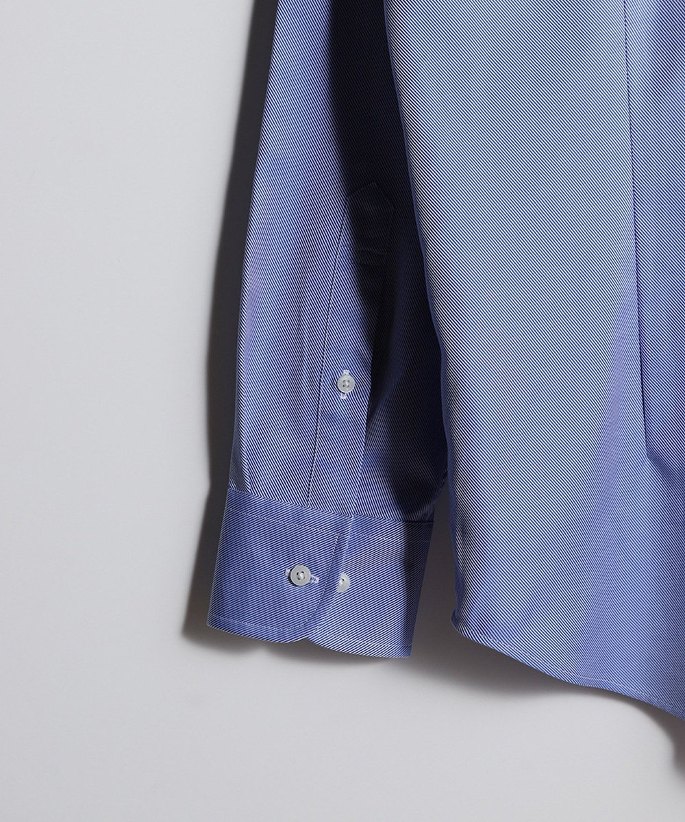 MEN'S BIGI 【ACTIVE TAILOR/アクティブテイラー】コットンツイルドレスシャツ＜イージーケア＞ ブルー