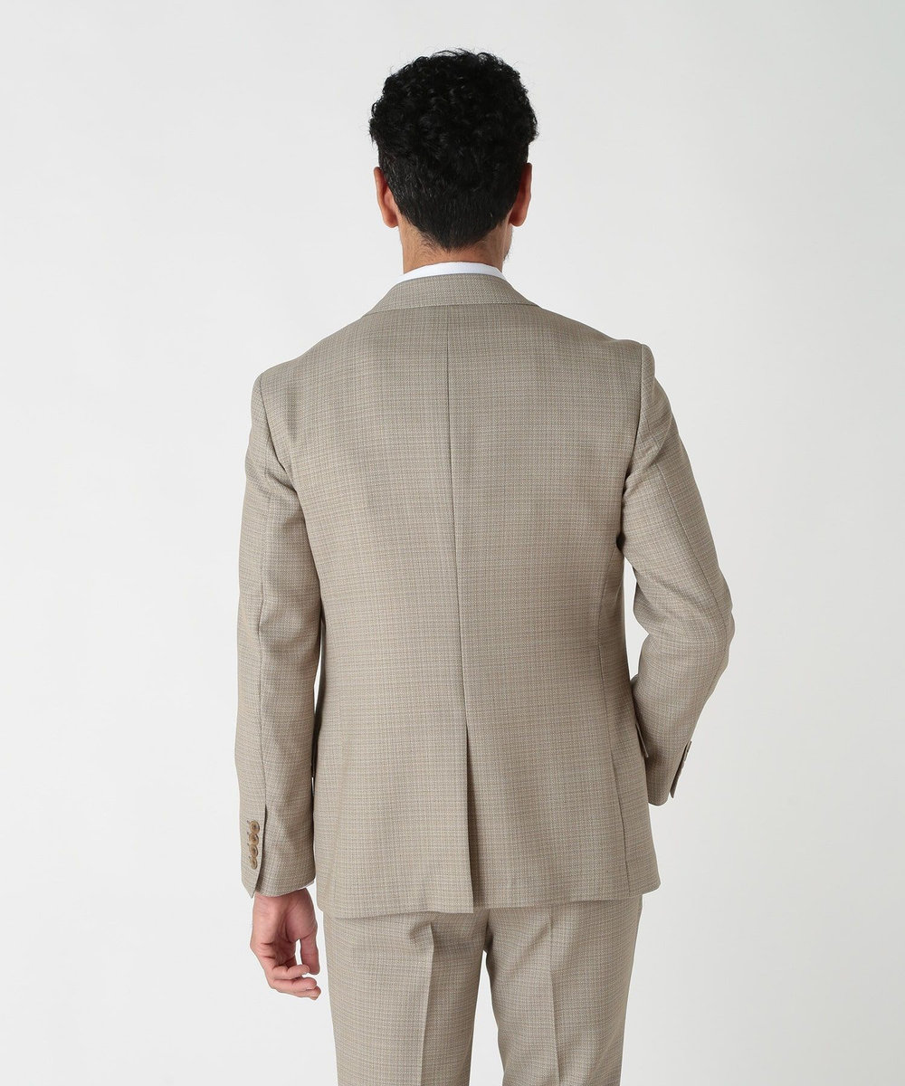 MEN'S BIGI ミックスヤーン/ポップサックテーラードジャケット ベージュ